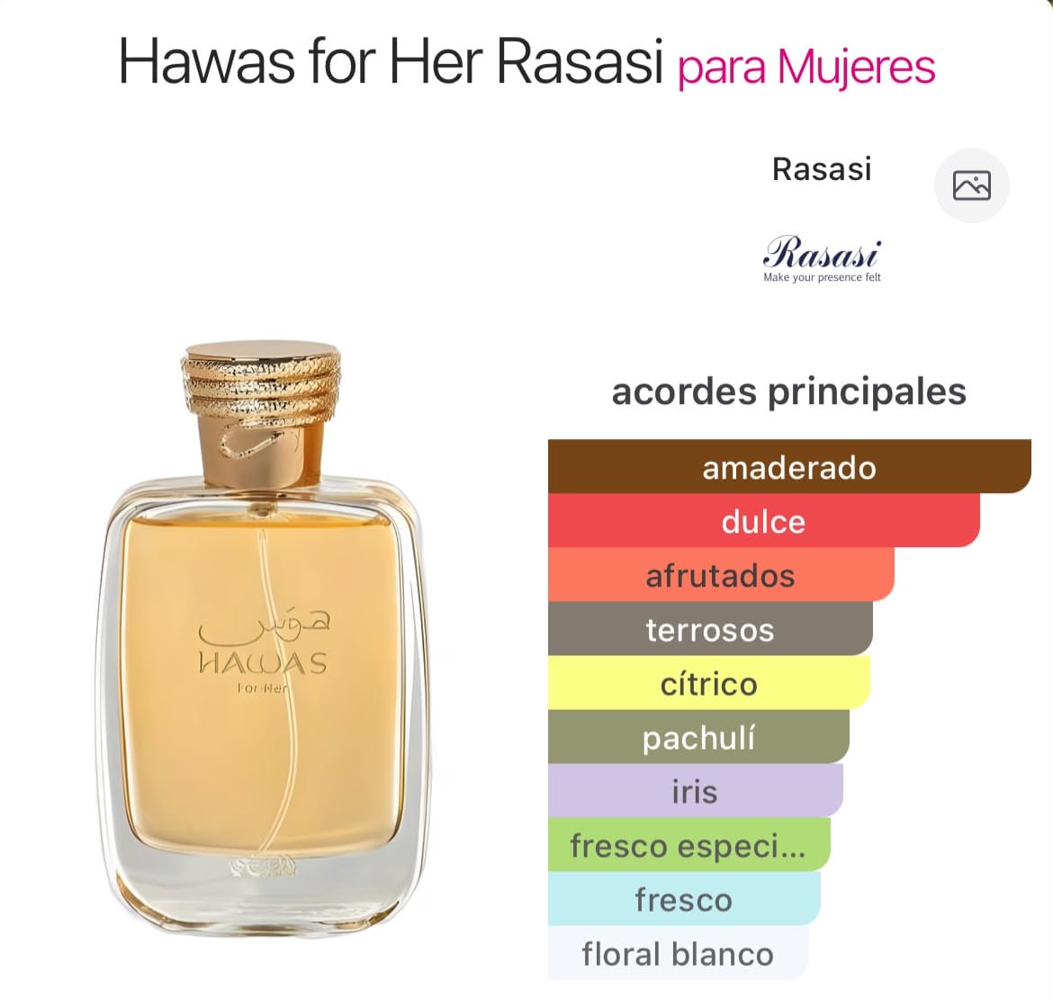 Hawas For Her EDP 100ml