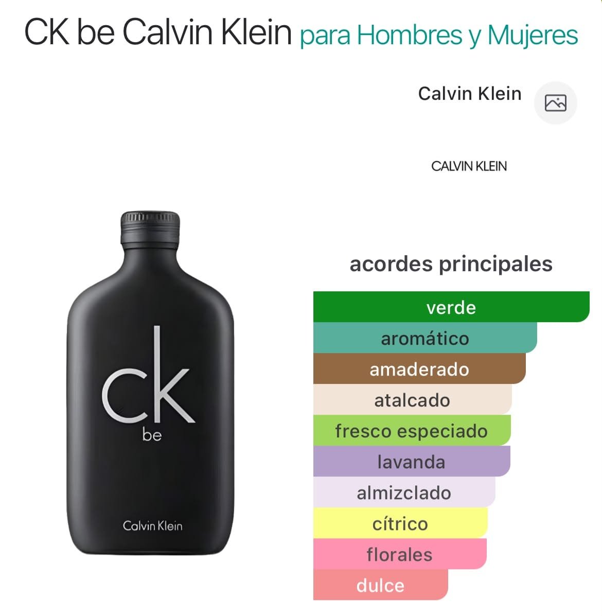 CK Be EDT 100ml