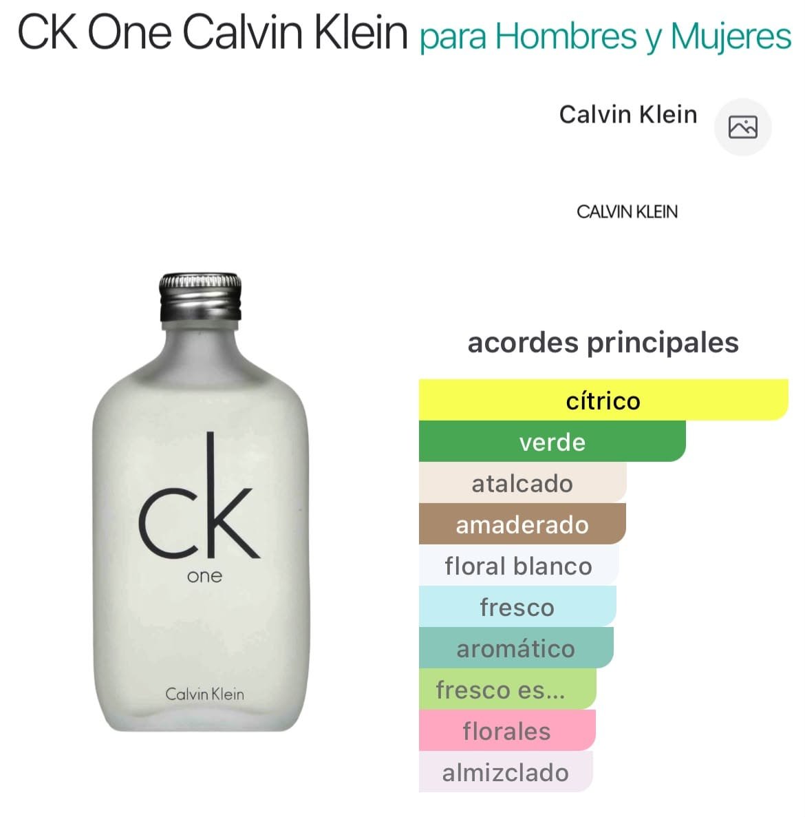 CK One EDT 100ml
