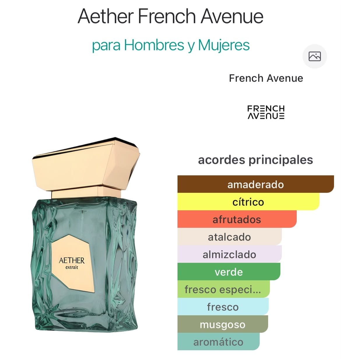 Aether Extrait EDP 100ml