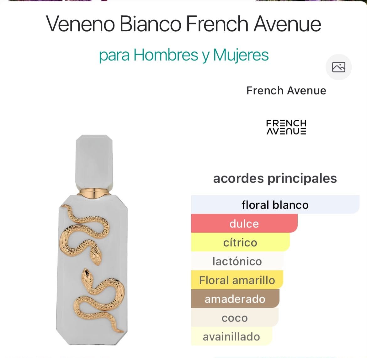 Veneno Bianco EDP 100ml