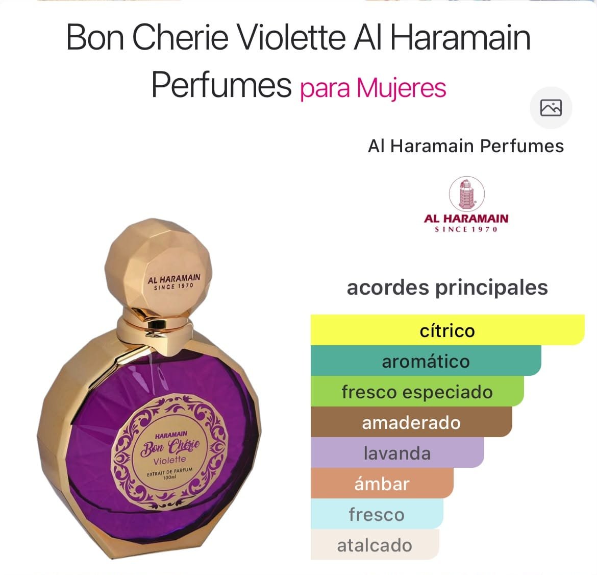 Bon Cherie Violette EDP 100ml