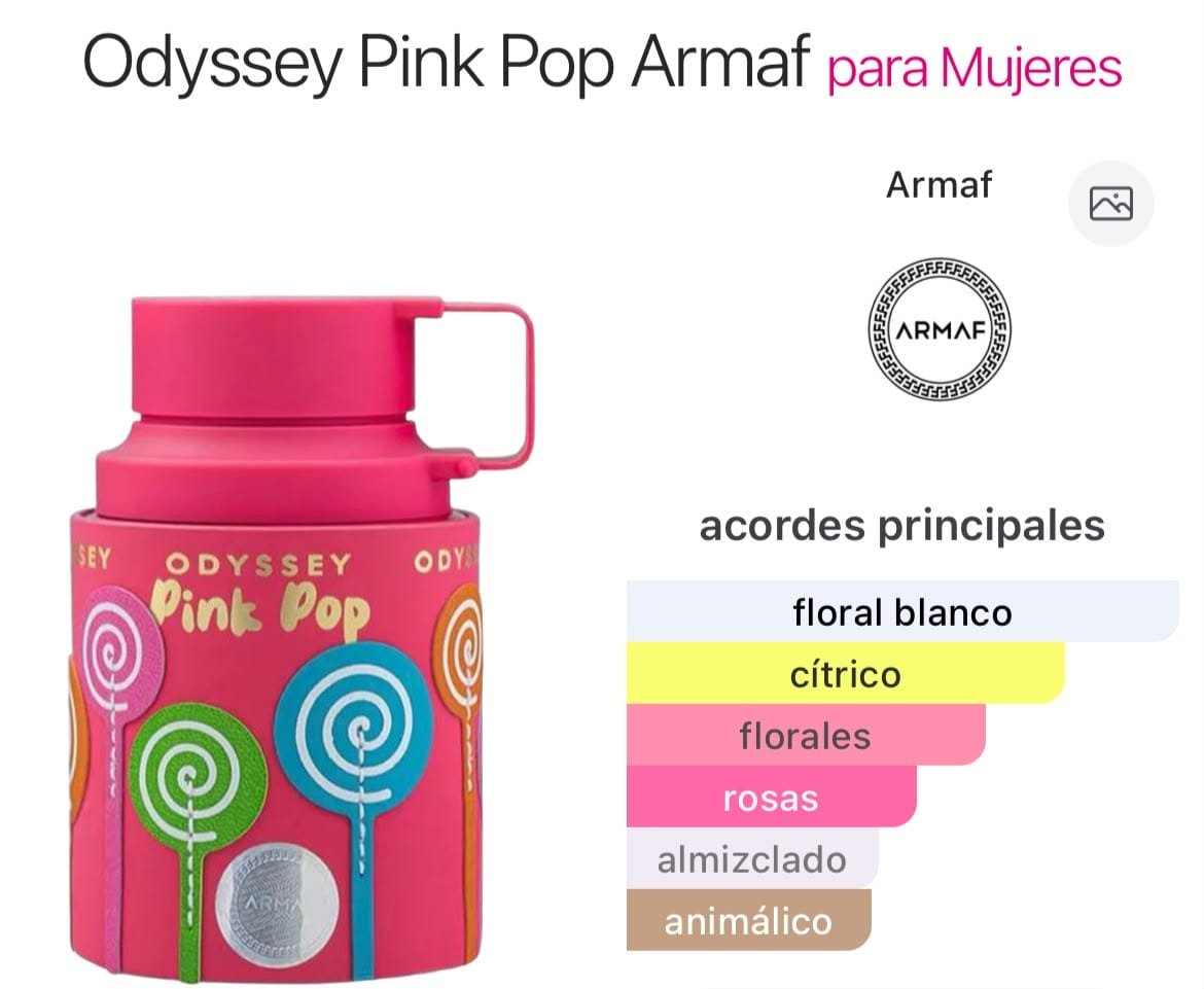 Odyssey Pink Pop EDP 100ml