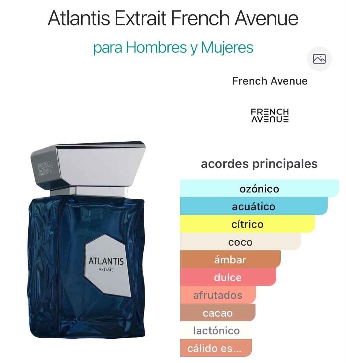 Atlantis Extrait EDP 100ml