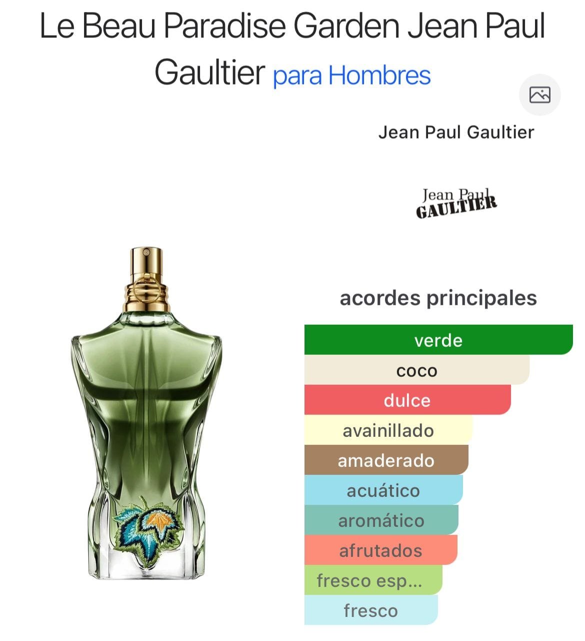 Le Beau Paradise Garden EDP 125ml