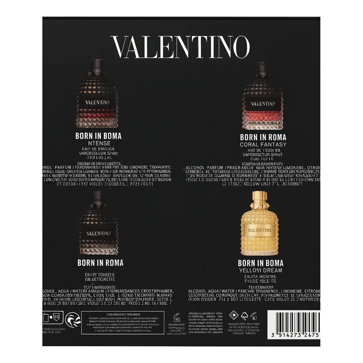 Set Born in Roma Uomo 4x30ml
