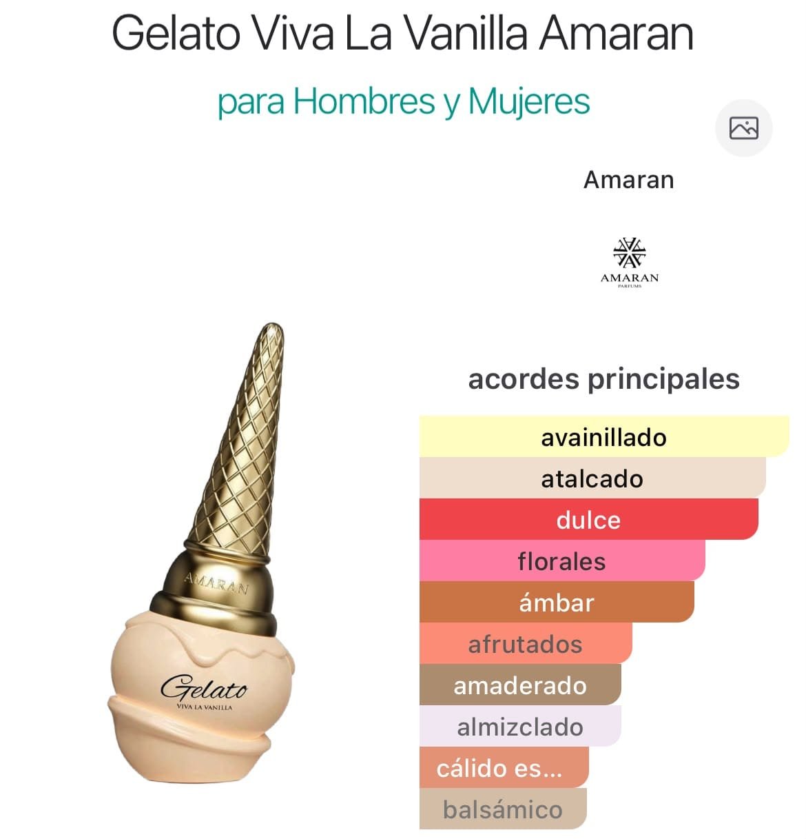 Gelato Viva La Vanilla EDP 100ml