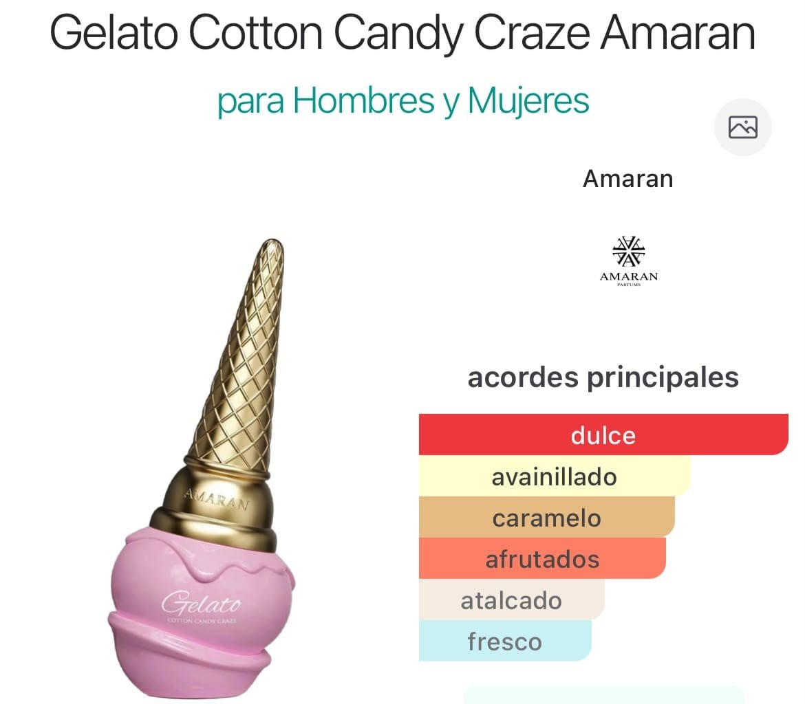 Gelato Cotton Candy Craze EDP 100ml